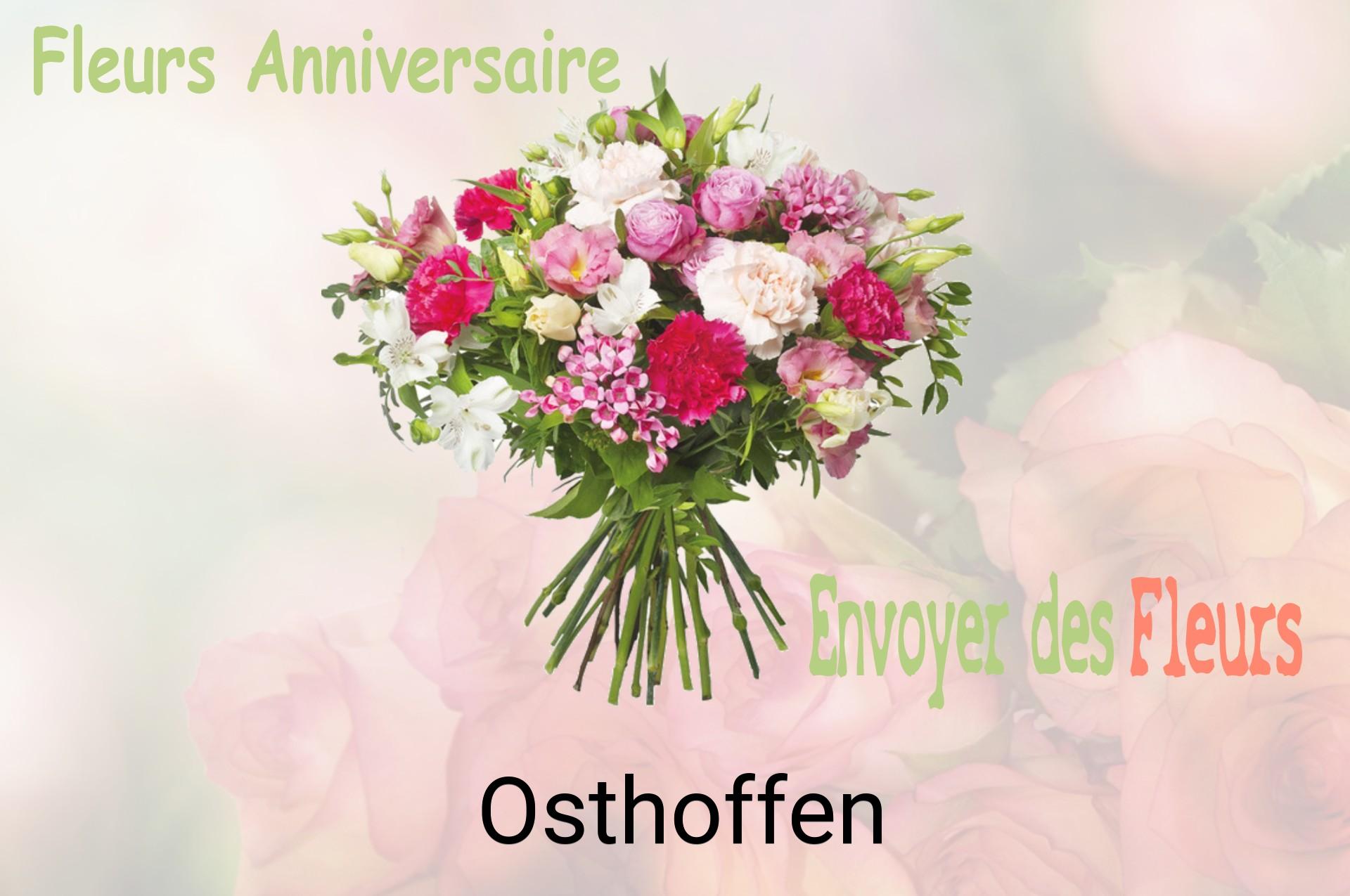 Bouquet de fleurs d’anniversaire livré à Osthoffen